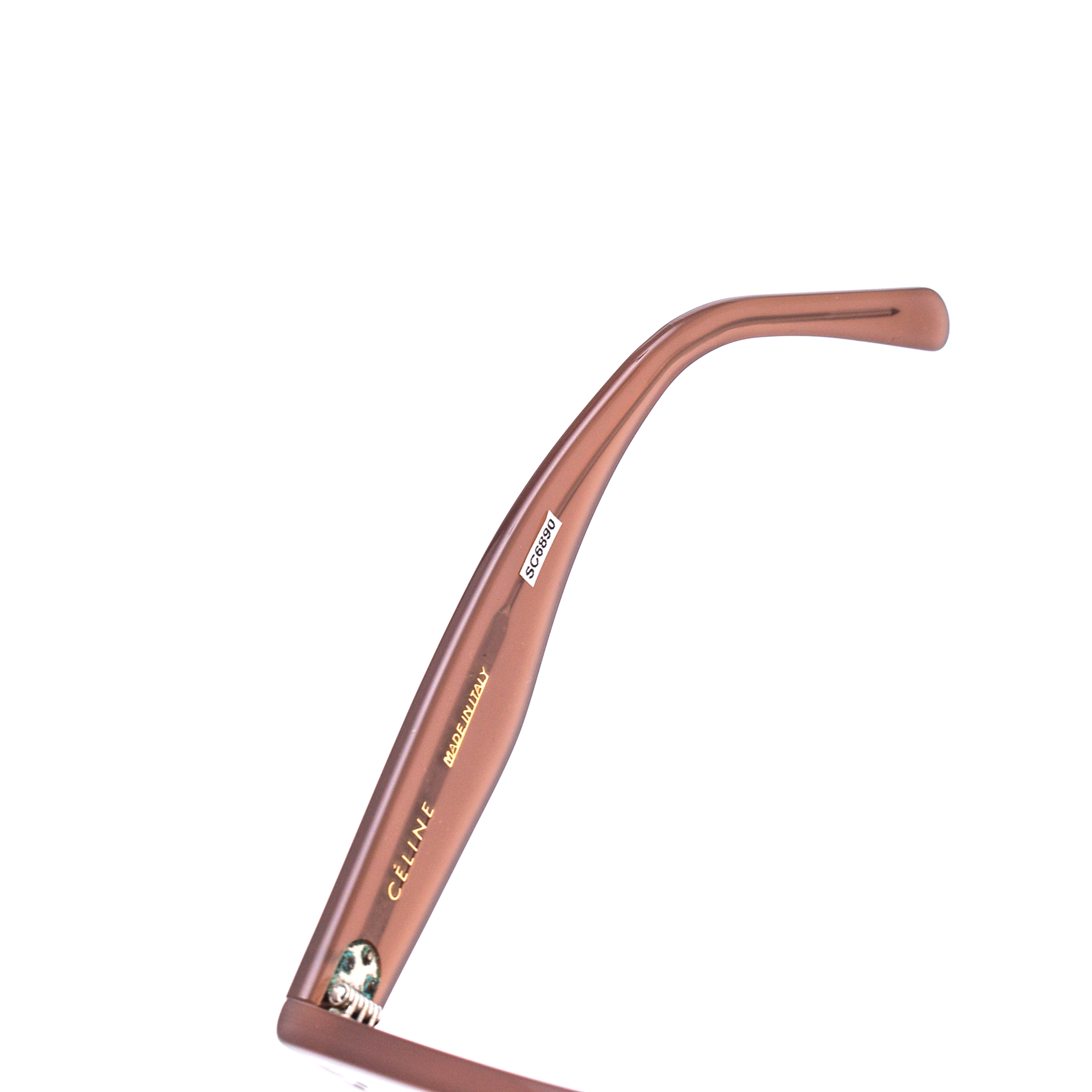 Celine - Brown Acetate Thick Frame Havana Sunglasses